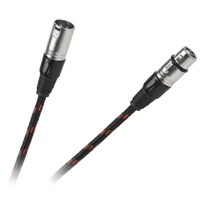 Mikrofonní kabel CANON XLR 3-pin samec - samice 3 m