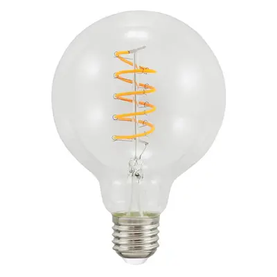 LED žárovka LED E27 G95 4W = 21W 210lm 2200K Teplá 360° Filament GOLDLUX (Polux)