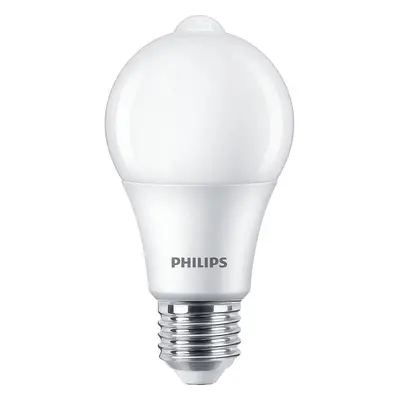 LED žárovka LED SENSOR E27 A60 8W = 60W 806lm 4000K Neutrální PHILIPS