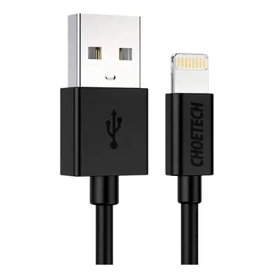 Kabel USB na Lightning Choetech IP0026,1,2 m (černý)