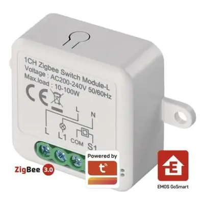 GoSmart modul spínací IP-2103SZ, ZigBee, 1-kanálový (nevyžaduje N vodič)