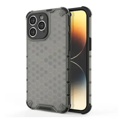 Pancéřové hybridní pouzdro Honeycomb iPhone 14 Pro Max černé