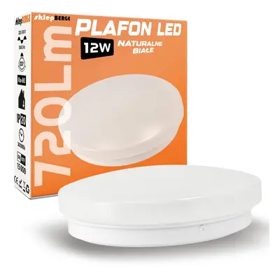 LED stropní svítidlo - 12W - neutrální bílá