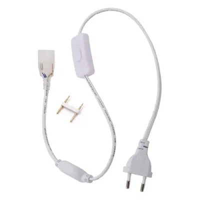 Napájecí kabel 230V pro 6W led pásek s vypínačem