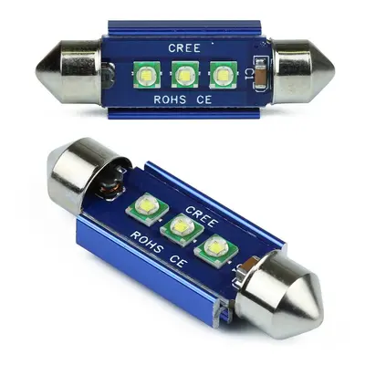 C5W 3 SMD CREE CAN BUS LED autožárovka 42 mm