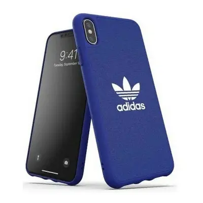 Adidas OR Tvarované pouzdro Canvas pro iPhone Xs Max - modré