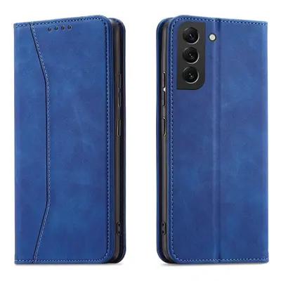 Magnet Fancy Case Samsung Galaxy S23 flip cover wallet stand blue