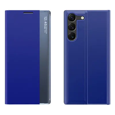 Nové pouzdro Sleep View pro Xiaomi POCO C65 / Redmi 13C s flipovým krytem - modré