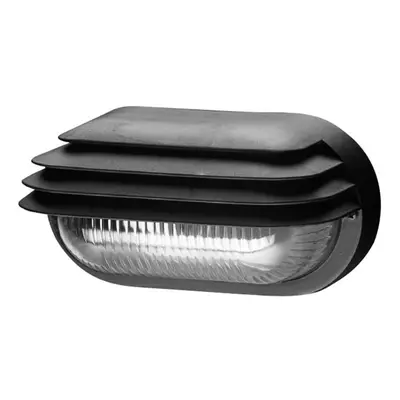 OVAL GRILL přisazené nástěnné svítidlo 40W černá, transp.