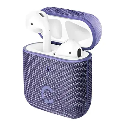 Pouzdro Cygnett TekView pro AirPods 1 a 2 (fialové)