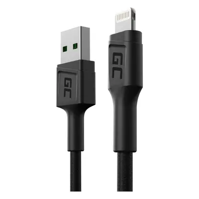 Napájecí kabel GC PowerStream USB-A - Lightning 30cm Quickcharge Apple 2.4A