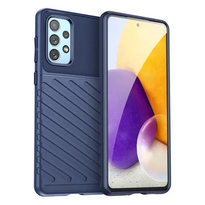 Thunder Case flexibilní pancéřový kryt Samsung Galaxy A73 modrý