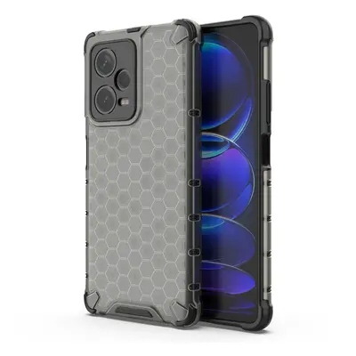 Pouzdro Honeycomb pro Xiaomi Redmi Note 12 Pro+ pancéřové hybridní pouzdro černé