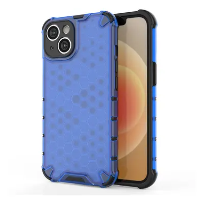 Pancéřované hybridní pouzdro Honeycomb pro iPhone 14 Plus modré