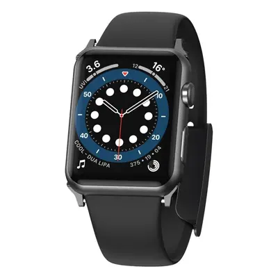 Baseus Slip-Thru řemínek náramek pro Apple Watch 3/4/5/6/SE 38 mm/40 mm černý (LBWSE-01)