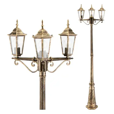 Svítidlo zahradní externí 3xE27 sloupek Lucerna BELLIS LUMILED