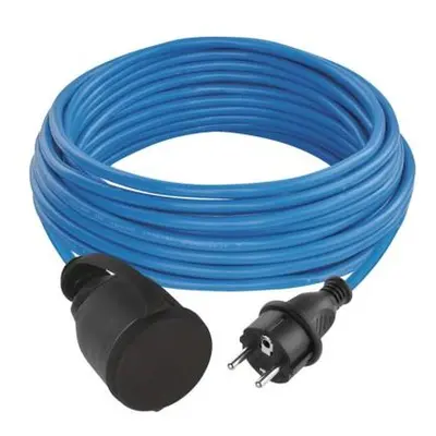 Weatherproof prodlužovací kabel 10 m / 1 zásuvka / černý / PVC / 230 V / 1,5 mm2