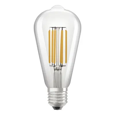 LED žárovka E27 ST64 4W = 60W 840lm 3000K Teplá 320° Filament LEDVANCE Ultra Efficient