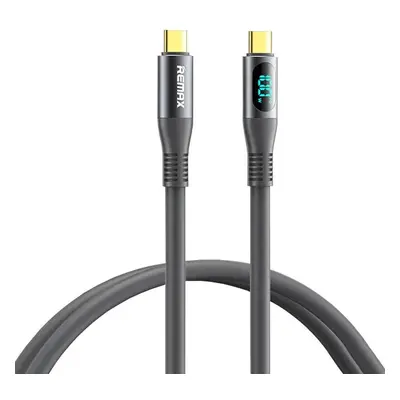 Kabel Remax Zisee USB-C na USB-C, RC-C032, 1,2 m, 100 W, (šedý)