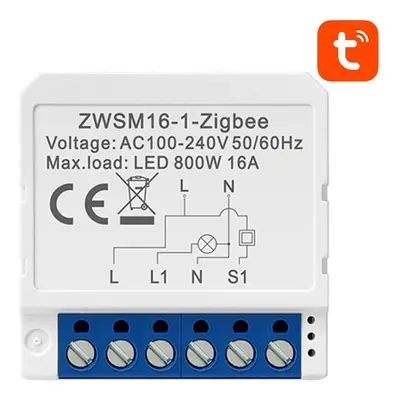 Inteligentní zásuvkový spínač ZigBee Avatto ZWSM16-W1 TUYA