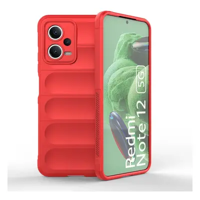 Magic Shield pouzdro pro Xiaomi Redmi Note 12 5G / Poco X5 5G flexibilní pancéřové pouzdro červe