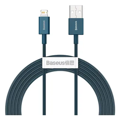 Kabel USB-Lightning Baseus Superior Series, 2,4 A, 2 m (modrý)