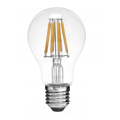 LED žárovka E27 FILAMENT dekorativní 12W studená bílá Edison