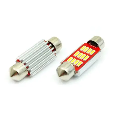 LED auto žárovka LED C5W 12 SMD 4014 CAN BUS 36mm