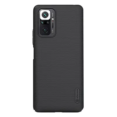 Nillkin Super Frosted Shield pouzdro pro Xiaomi Redmi Note 10 Pro/10 Pro Max (černé)