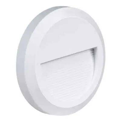 Svítidlo fasádní LED Step Light Round White 2W, 230V Teplá bílá