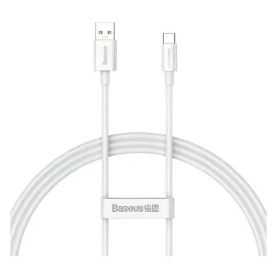 Kabel Baseus Superior Series z USB na USB-C, 65 W, 1 m (bílý)