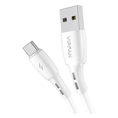 Kabel USB na USB-C Vipfan Racing X05, 3A, 2m (bílý)