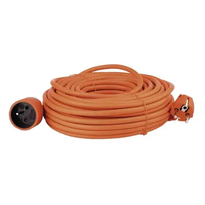 Prodlužovací kabel 25 m / 1 zásuvka / oranžový / PVC / 230 V / 1,5 mm2