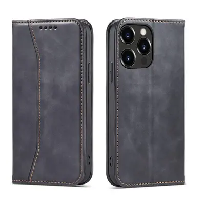 Magnet Fancy Case pro iPhone 13 Pro pouzdro na karty peněženka držák karet stojan černá