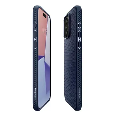 Pouzdro Spigen Liquid Air pro iPhone 15 Pro Max - modré