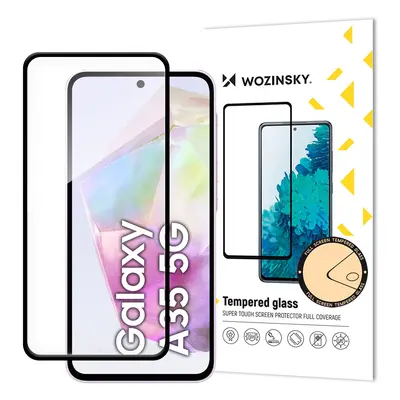 Wozinsky Full Glue Tvrzené sklo pro Samsung Galaxy A35 s černým rámečkem