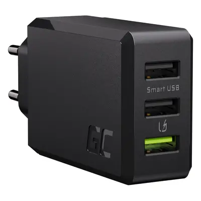 Green Cell GC ChargeSource 3 3xUSB 30W s rychlo nabíjením technology Ultra Charge a Smart Charge