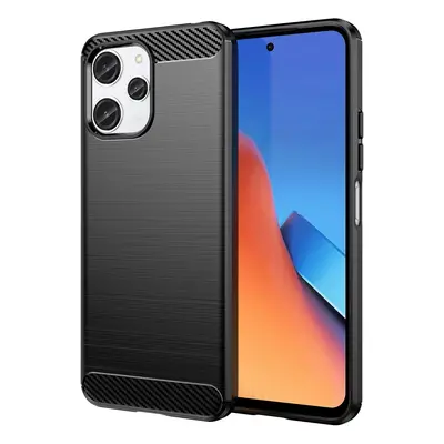 Flexibilní pouzdro s karbonovým vzorem pro Xiaomi Redmi 12 Carbon Case - černé