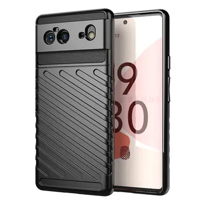 Ohebné pancéřované pouzdro Thunder Case pro Google Pixel 6, černé