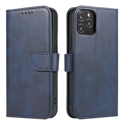 Elegantní pouzdro Magnet Case s flipovým krytem a funkcí stojánku Samsung Galaxy A73 modré