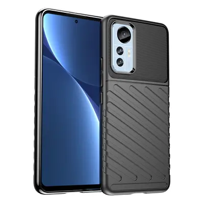 Thunder Case Xiaomi 12 Lite silikonové pancéřové pouzdro černé