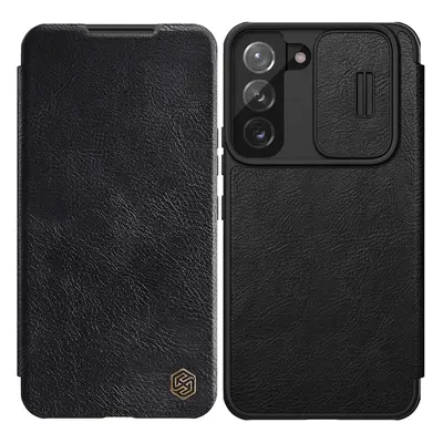 Nillkin Qin Leather Pro pouzdro pro Samsung Galaxy S22+ (S22 Plus) kryt fotoaparátu pouzdro flip