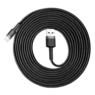 Kabel Lightning USB Baseus Cafule 2A 3m (šedý/černý)