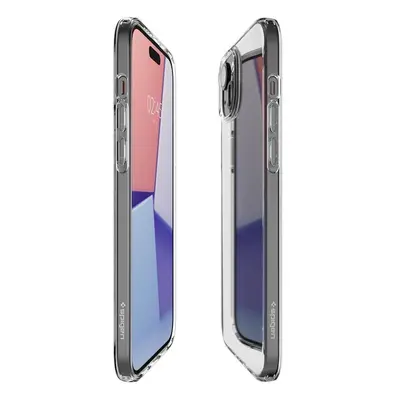 Pouzdro Spigen s tekutými krystaly pro iPhone 15 Plus - čiré