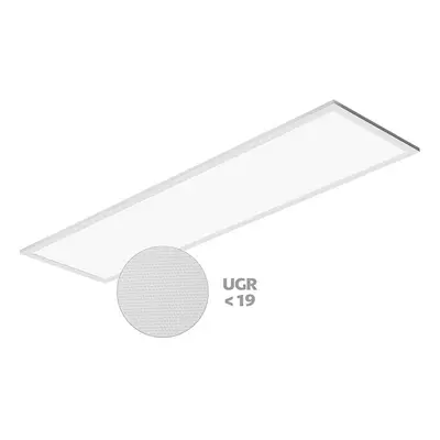 LED PANEL THIN UGR vestavný obdélníkový 1200x300 50W - neutrální (Ra>80)