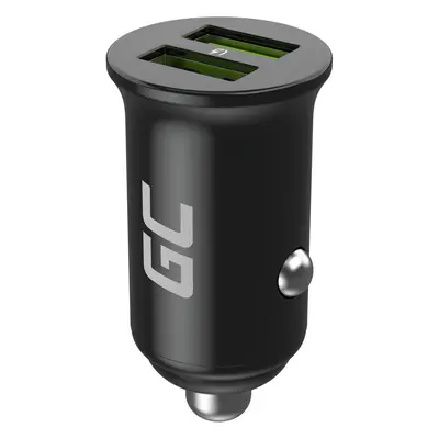 Green Cell Autoladegerät 36W GC PowerRide Nano36 mit 2x USB-A Ultra Charge Schnellladung