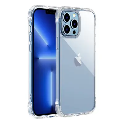 Joyroom Defender Series pouzdro pro iPhone 13 Pro pancéřové pouzdro s háčky stojánek transparent