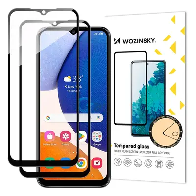 Wozinsky 2x Full Glue Tvrzené sklo Samsung Galaxy A14 5G / A14 9H Tvrzené sklo přes celou obrazo