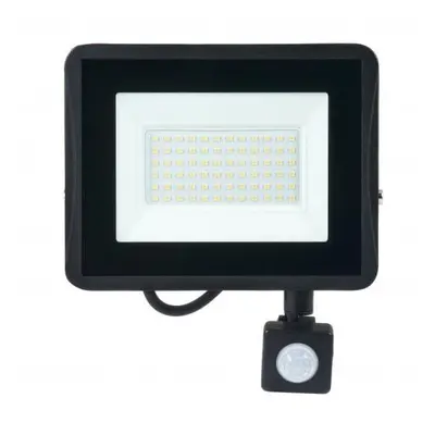 LED reflektor IVO 50W PIR-senzor pohybu, 4250lm, TEPLÁ