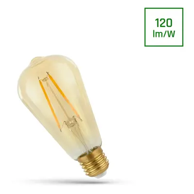 LED DEG64 E-27 230V 2W COG Teplá bílá RETROSHINE SPECTRUM